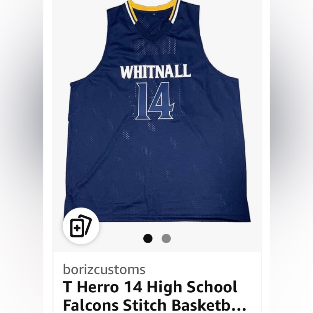 Blue Basketball Jersey